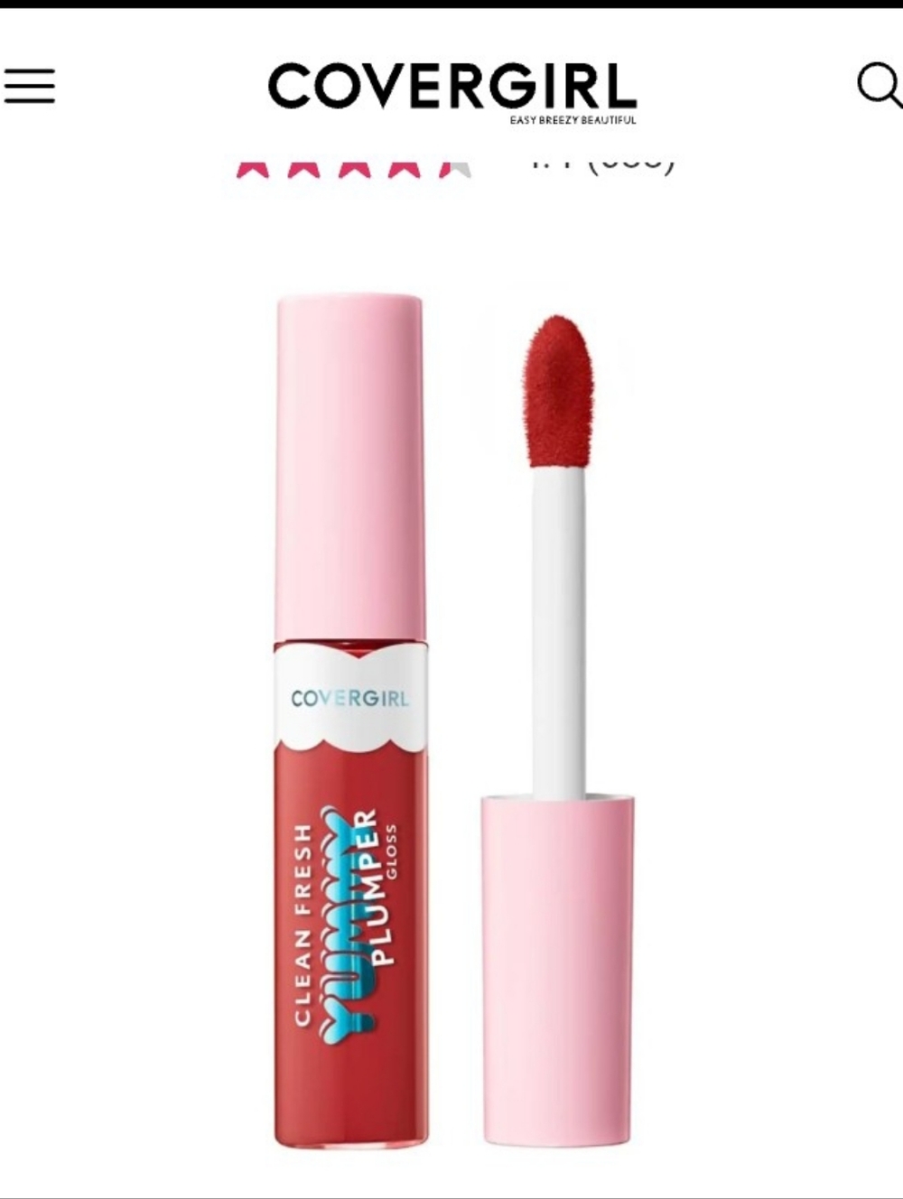 COVERGIRL Clean Fresh Yummy  Plumper Gloss